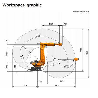 Robot công nghiệp KUKA KR 210 R2700-2 với CNGBS Robot Gripper Of 6 Axis Robot Arm For Material Handling