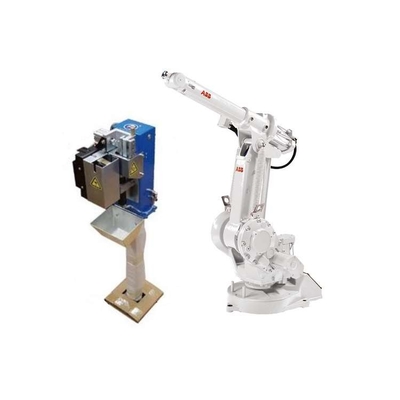 6 axis Robotic Arm ABB IRB 1410 với CNGBS Gun Cleaning Station cho tự động hóa robot hàn