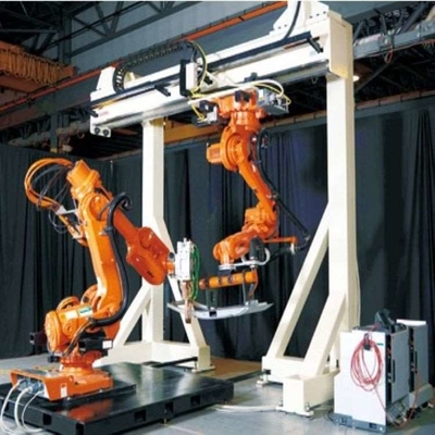 6 axis Robotic Arm ABB IRB 1410 với CNGBS Gun Cleaning Station cho tự động hóa robot hàn