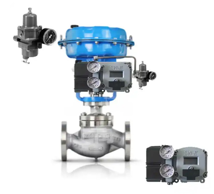 Pneumatic Control Valve với Masoneilan Pneumatic Smart Positioner SVI2-21113121 Hành động đơn với phản hồi mà không có Dis