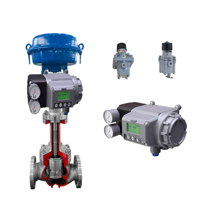Ventil điều khiển ống dồn sóng với Masoneilan SVI3 Digital Valve Positioner và Masoneilan 78-40 Filter Regulator