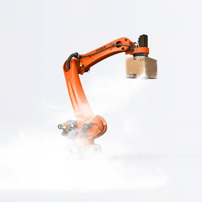KUKA Palletizing Robot KR 240 R3200 PA Với đường ray hướng dẫn CNGBS như cánh tay robot công nghiệp Palletizer tự động