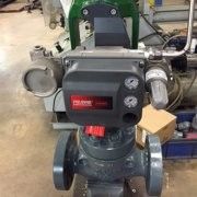 Vanessa Series 30,000 Flow Control Quarter Turn Triple Offset Valve với Fisher DVC6200 Valve Positioner
