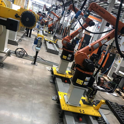 Đường sắt robot với tải trọng 2500kg và 3200mm với robot ABB và các robot khác làm đường sắt hướng dẫn