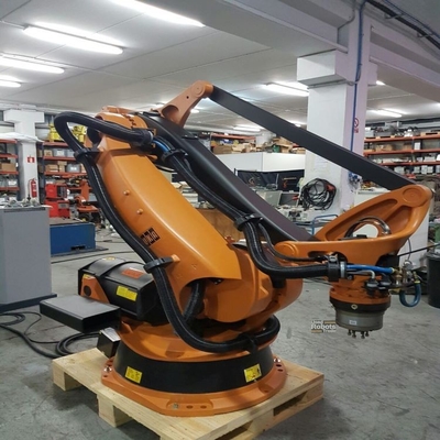 Bàn tay robot làm phế liệu 5 trục Kuka KR 180 PA Với đường ray hướng dẫn robot CNGBS cho robot làm phế liệu