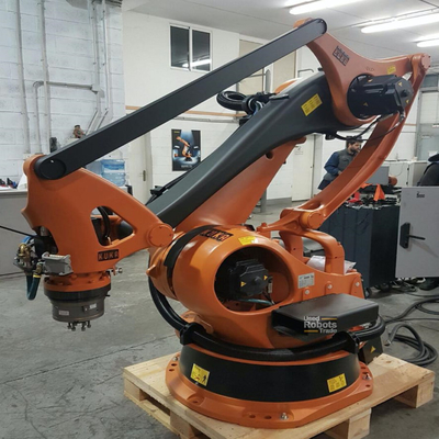 Bàn tay robot làm phế liệu 5 trục Kuka KR 180 PA Với đường ray hướng dẫn robot CNGBS cho robot làm phế liệu