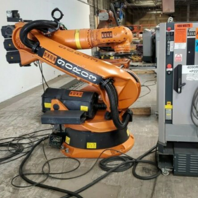 Kuka Robotic Arm 6 Axis KR 360 R2830 Với CNGBS Robot Gripper Cho Robot tự động chọn và đặt