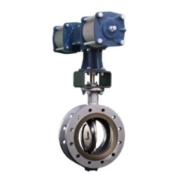 Vanessa Series 30,000 Flow Control Quarter Turn Triple Offset Valve với Fisher DVC6200 Valve Positioner