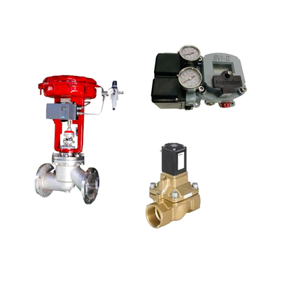 van điều khiển khí nén nổi tiếng của Trung Quốc với Masoneilan SVI2-21123121 vị trí và van Burkert 5404 Solenoioid