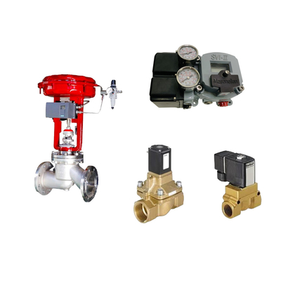van điều khiển khí nén nổi tiếng của Trung Quốc với Masoneilan SVI2-21123121 vị trí và van Burkert 5404 Solenoioid