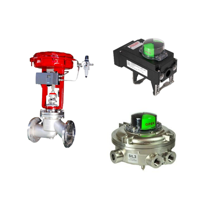 Trung Quốc nổi tiếng wuzhong Pneumatic van điều khiển với Samson 3725 định vị và Rotork giới hạn Swi
