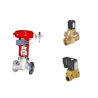 Van điều khiển khí nén với Koso KGP5000 Ventil định vị thông minh và van điện tử Burkert 5404