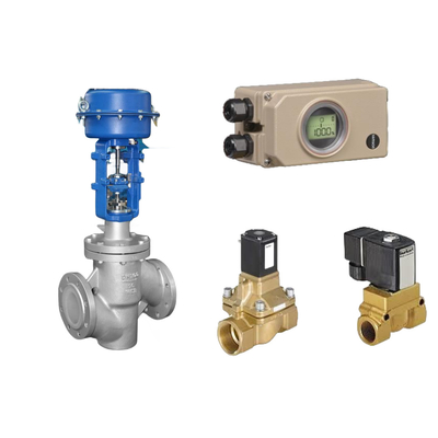 Pneumatic Control Valve với Samson Electropneumatic 3730-3 Positioner và Burkert Type 5404 Solenoid Valve