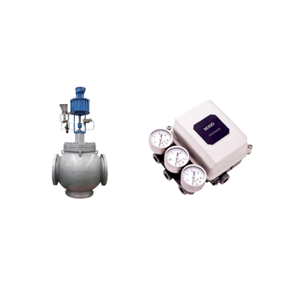 Các van điều khiển bằng vải sứ chất lượng cao với thiết bị định vị kỹ thuật số KOSO PP800 và van điện tử Burkert loại 5404