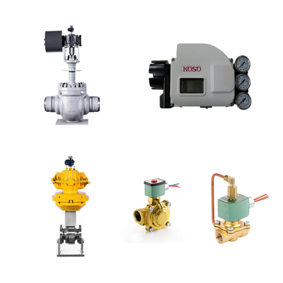 Các van điều khiển khí nén chất lượng cao của Trung Quốc với bộ định vị van thông minh koso KGP5000 và van điện tử ASCO