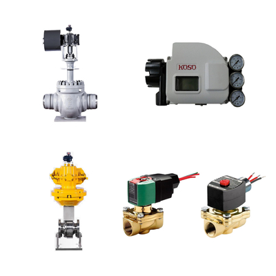 Các van điều khiển khí nén chất lượng cao của Trung Quốc với bộ định vị van thông minh koso KGP5000 và van điện tử ASCO