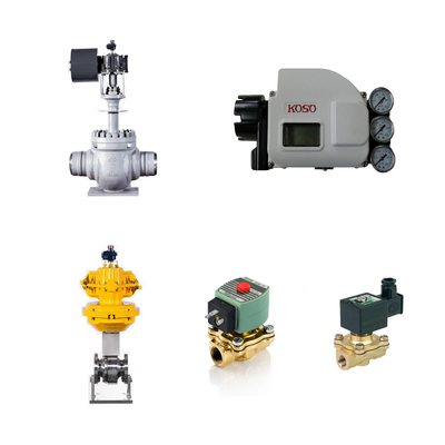 Các van điều khiển khí nén chất lượng cao của Trung Quốc với bộ định vị van thông minh koso KGP5000 và van điện tử ASCO