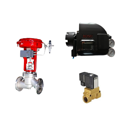 Các van điều khiển khí nén chất lượng cao của Trung Quốc với bộ định vị van thông minh koso KGP5000 và van điện tử ASCO