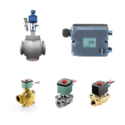 Pneumatic kiểm soát van với Samson 3725 Electropneumatic Positioner và ASCO van điện tử