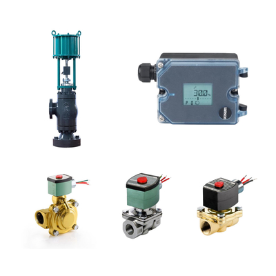 Pneumatic kiểm soát van với Samson 3725 Electropneumatic Positioner và ASCO van điện tử