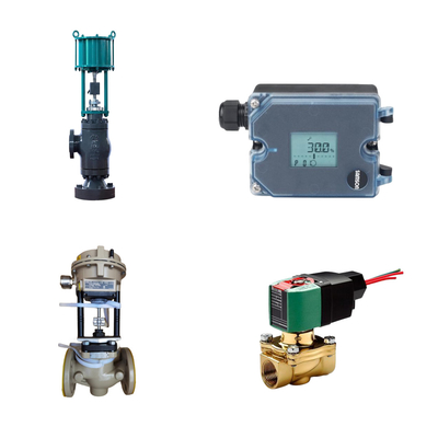 Van điều khiển với Samson 3372 động cơ với Samson 3725 Positioner ASCO Solenoid Valve