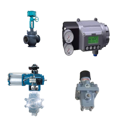 Ventil điều khiển ống dồn sóng với Masoneilan SVI3 Digital Valve Positioner và Masoneilan 78-40 Filter Regulator
