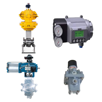 Ventil điều khiển ống dồn sóng với Masoneilan SVI3 Digital Valve Positioner và Masoneilan 78-40 Filter Regulator
