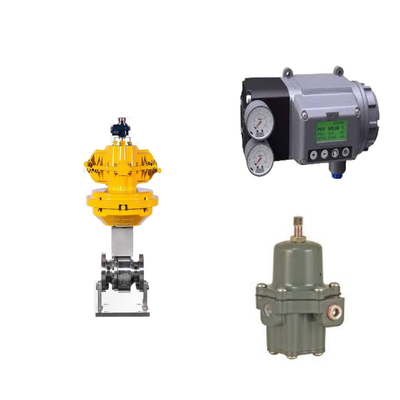 Van điều khiển Trung Quốc với Masoneilan SVI3 Digital Valve Positioner và Fisher 67CFR Filter Regulator
