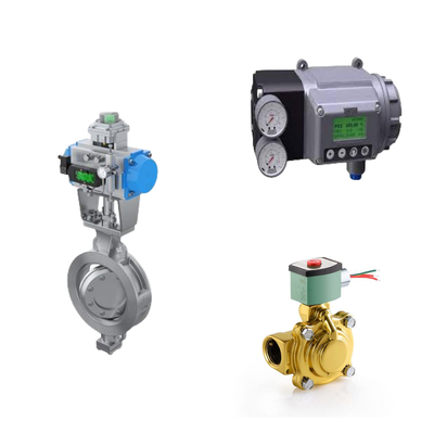 Van điều khiển nhiệt độ thấp với Masoneilan SVI3 Digital Valve Positioner và EMERSON ASCO210 2 chiều van điện tử