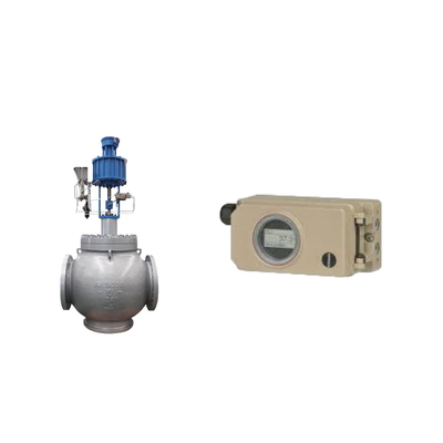 Ventil điều khiển ống dồn sóng với Samson Electropneumatic 3730-3 Positioner và Fisher 67CFR Filter Regulator