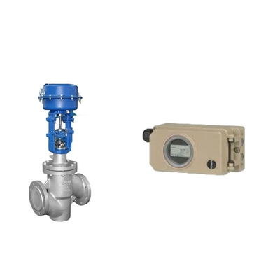 Ventil điều khiển ống dồn sóng với Samson Electropneumatic 3730-3 Positioner và Fisher 67CFR Filter Regulator