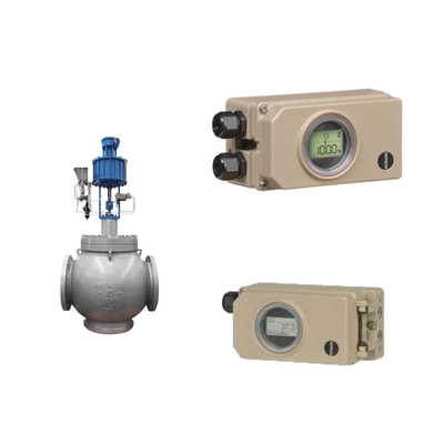 Ventil điều khiển ống dồn sóng với Samson Electropneumatic 3730-3 Positioner và Fisher 67CFR Filter Regulator