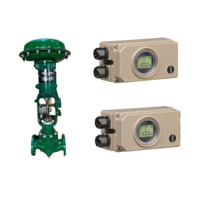 Ventil điều khiển ống dồn sóng với Samson Electropneumatic 3730-3 Positioner và Fisher 67CFR Filter Regulator