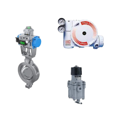 Van điều khiển của Trung Quốc với Flowserve Logix 3200MD Digital HART positioner và Masoneilan 78-40 regulator bộ lọc