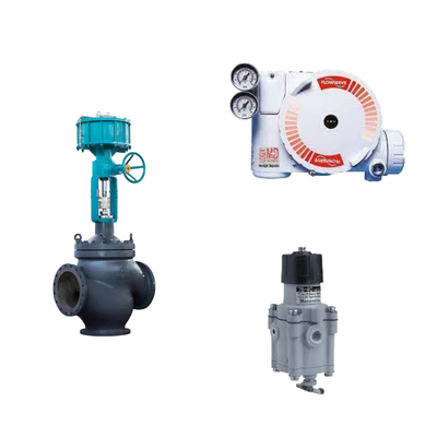 Van điều khiển của Trung Quốc với Flowserve Logix 3200MD Digital HART positioner và Masoneilan 78-40 regulator bộ lọc