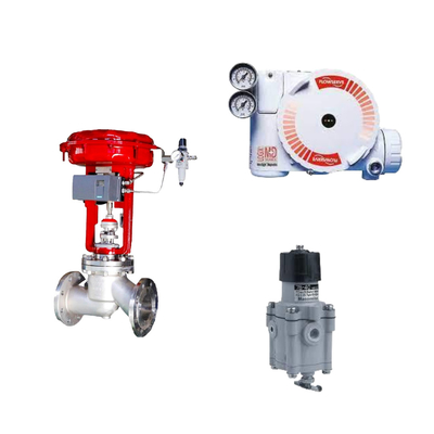 Van điều khiển của Trung Quốc với Flowserve Logix 3200MD Digital HART positioner và Masoneilan 78-40 regulator bộ lọc