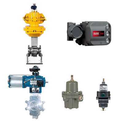 Van điều khiển nổi tiếng của Trung Quốc với Fisher dvc6200 positioner thông minh và Fisher 67CFR bộ điều chỉnh bộ lọc