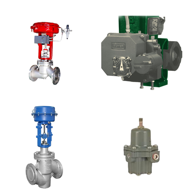 Van điều khiển hiệu suất cao với Fisher 3720 Định vị điện khí và Fisher 67CFR bộ điều chỉnh bộ lọc