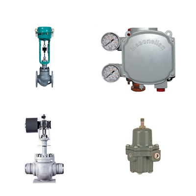 Pneumatic Control Valve với Masoneilan SVi1000 Digital Valve Positioner và Fisher 67CFR Filter Regulator