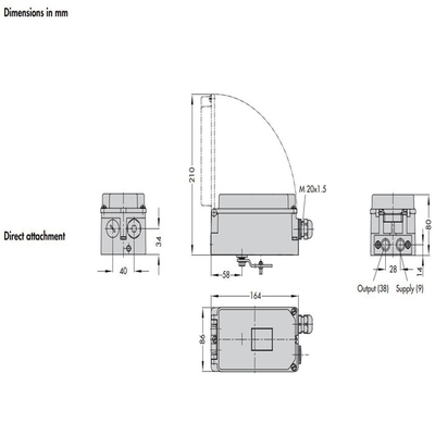 Chính xác Samson Smart Valve Positioner 3730-3 3730-1 cho van điều khiển khí nén Trung Quốc trong kho