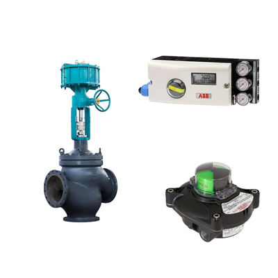 Van điều khiển khí nén với ABB TZIDC-200 Positioner và Rotork Limit Switch