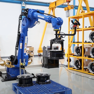Industrial Yaskawa Robot Arm GP180 với CNGBS Gripper như máy làm pallet