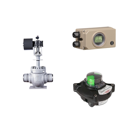 Pneumatic Control Valve Với Hard truyền thông Samson Electropneumatic 3730-3 Và samson 4763 vị trí