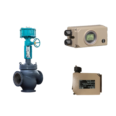 Pneumatic Control Valve Với Hard truyền thông Samson Electropneumatic 3730-3 Và samson 4763 vị trí