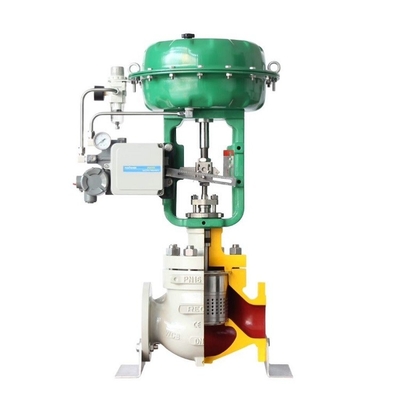 Van điều khiển thương hiệu Trung Quốc với Pneumatic Actuator và SMC Digital Valve Positioner IP8000/8100 và fisher 67CFR regula