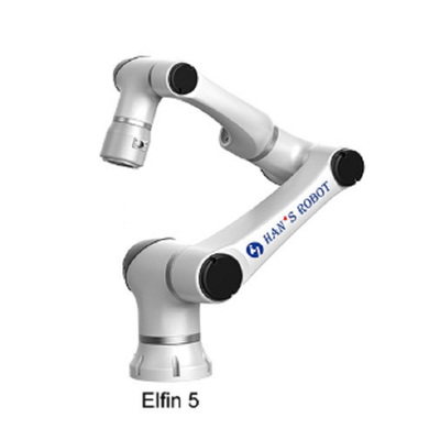 Han's Elfin 5 với tải trọng 5kg 6 trục Cobot Robotic Arm với CNGBS Robot Gripper