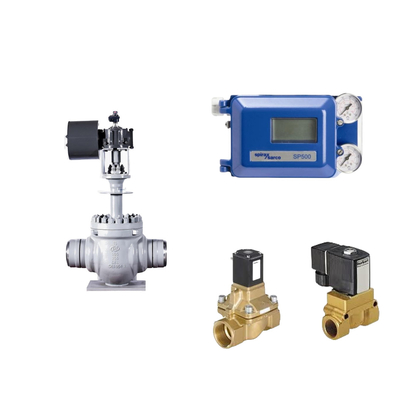 Pneumatic Spirax Sarco Smart Valve Positioner SP500 Và van điện tử Burkert