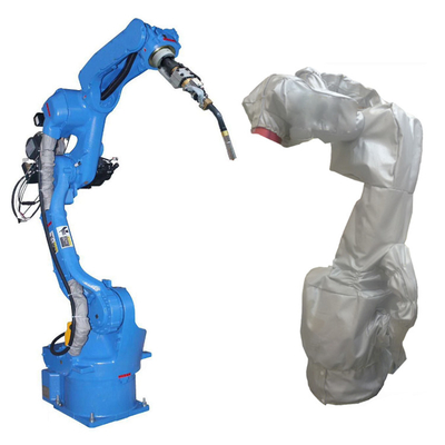 6 trục hàn cánh tay robot Yaskawa AR2010 với quần áo robot CNGBS cho robot hàn tự động