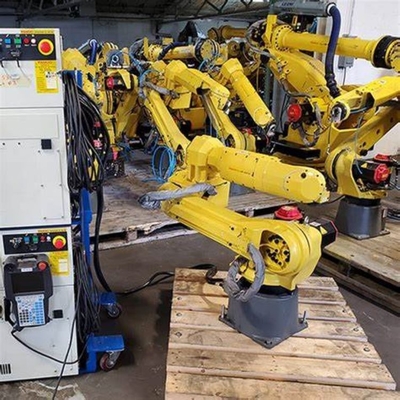 Palletizing 6 axis Robotic Arm With Industrial Robot Controller Of M-20iA Cho