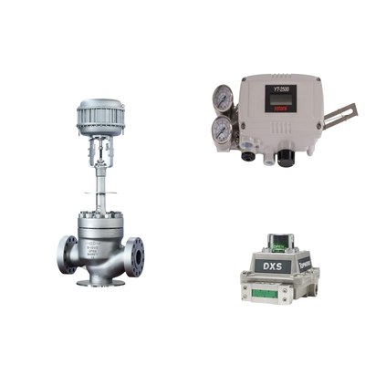 Pneumatic Control Valve Với Rotork YT-2500 Định vị van thông minh gốc Và EMERSON giới hạn chuyển đổi